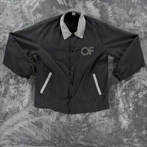 Odd Future Coach Jacket L Black Checker Logo Tyler the Creator Golf Wang OFWGKTA